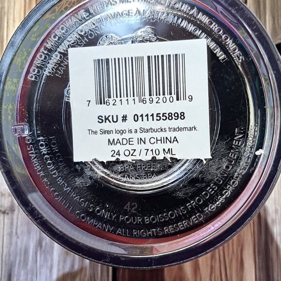 Starbucks Glow In the Dark Venti UFO Silicone Straw Topper Cold Cup Tumbler - Picture 5 of 10